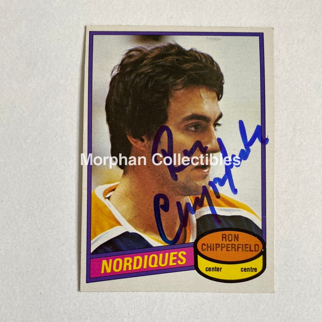 Ron Chipperfield - Autographed Card Opc 1980-81