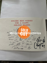 Load image into Gallery viewer, Ron Chipperfield - Autographed Christmas Card - Edmonton Oilers Photo
