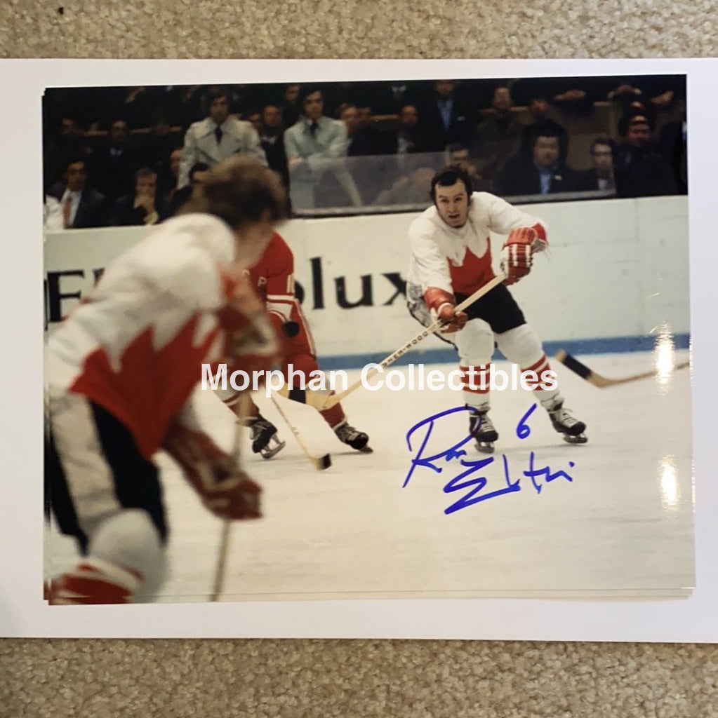 Ron Ellis - Autographed 8X10 Photo Team Canada 1972