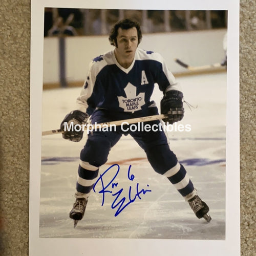 Ron Ellis - Autographed 8X10 Photo Toronto Maple Leafs