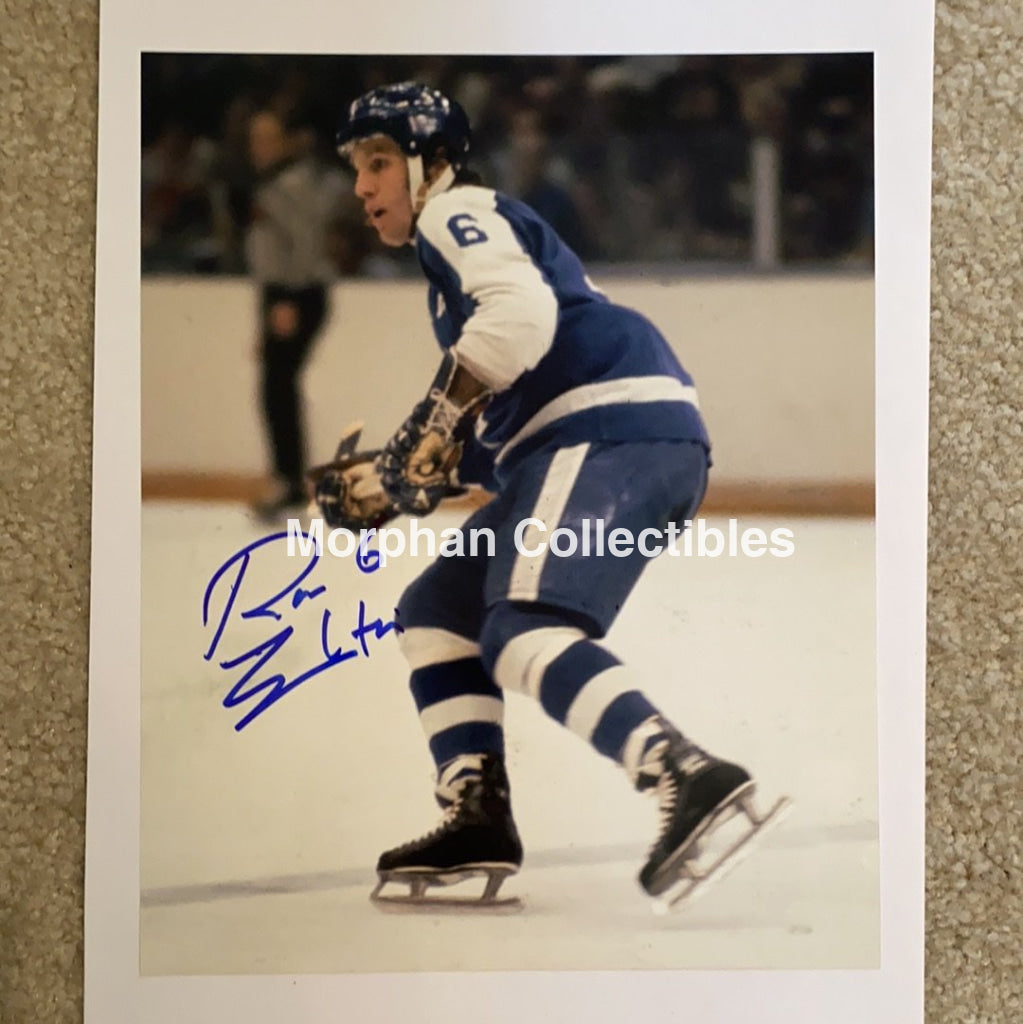 Ron Ellis - Autographed 8X10 Photo Toronto Maple Leafs