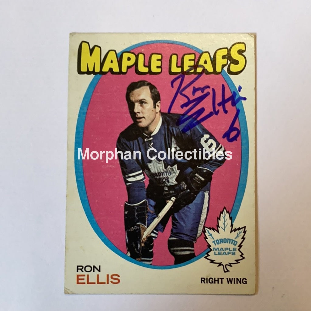 Ron Ellis - Autographed Card 1971-72 Topps