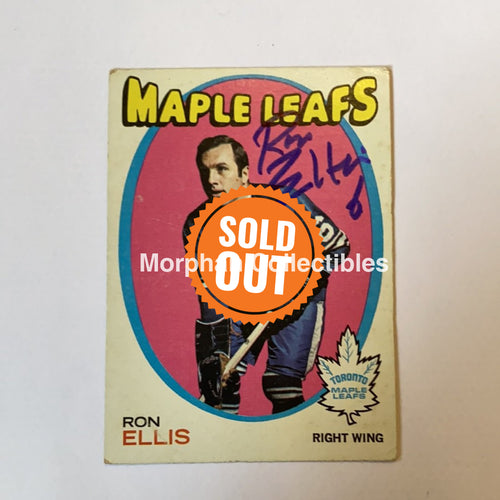 Ron Ellis - Autographed Card 1971-72 Topps