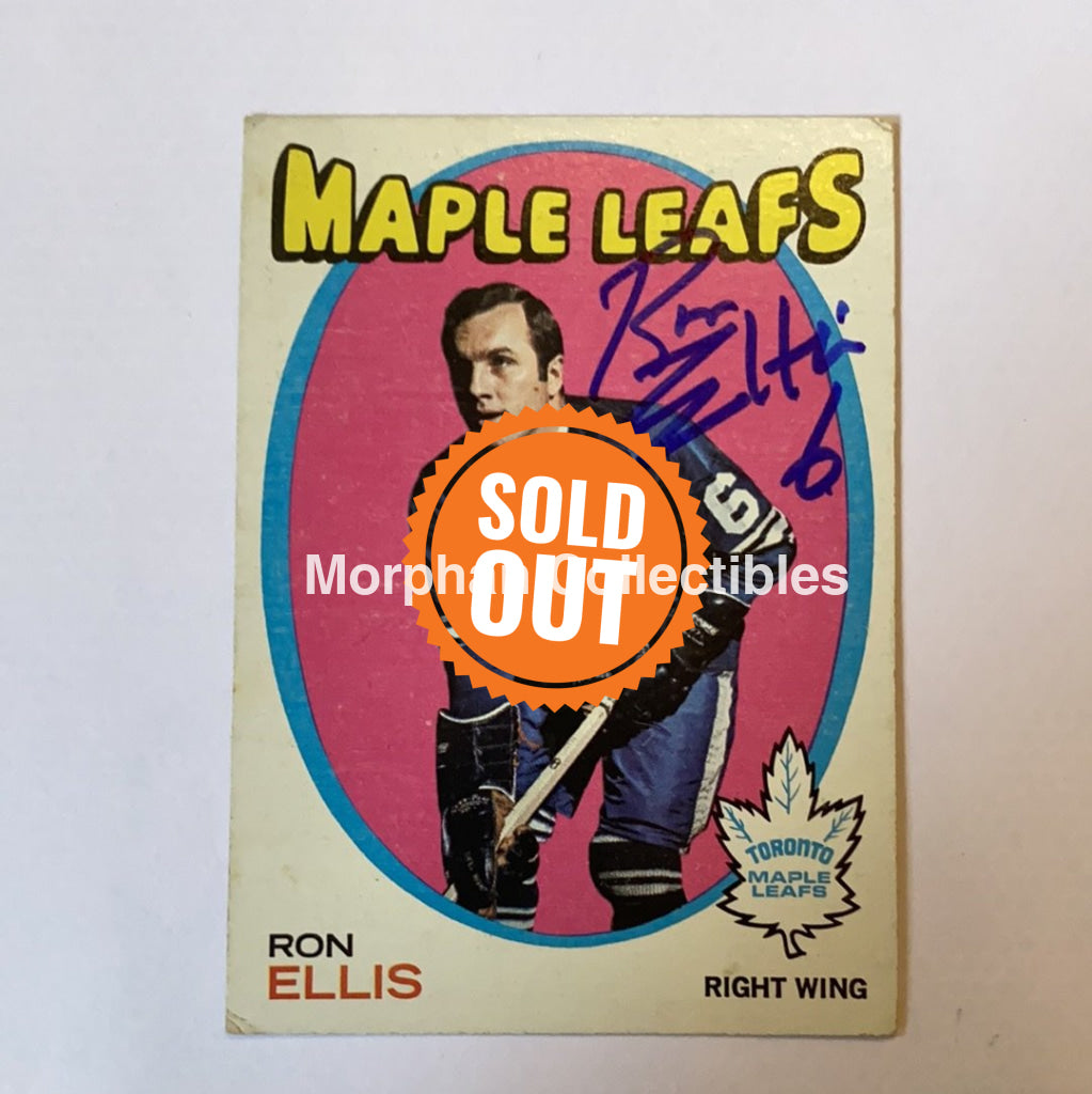 Ron Ellis - Autographed Card 1971-72 Topps