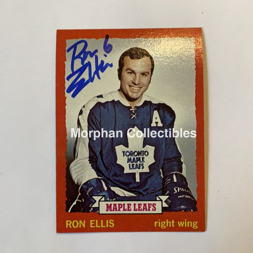 Ron Ellis - Autographed Card 1973-74 Topps