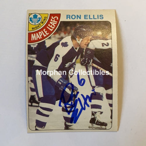 Ron Ellis - Autographed Card 1978-79 Opc