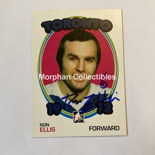 Ron Ellis - Autographed Card Itg 1972