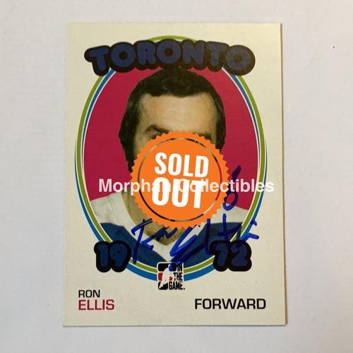 Ron Ellis - Autographed Card Itg 1972