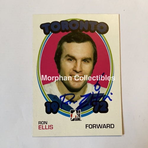 Ron Ellis - Autographed Card Itg 1972