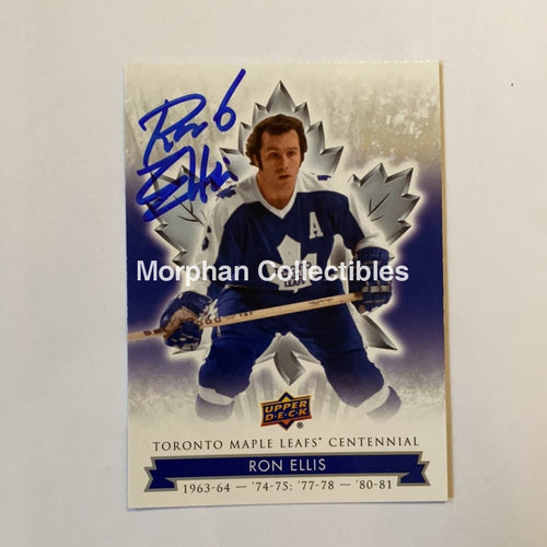 Ron Ellis - Autographed Card Leaf Centennial