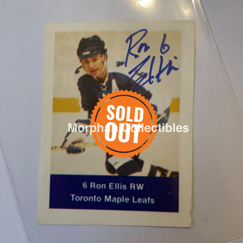 Ron Ellis - Autographed Card Loblaws