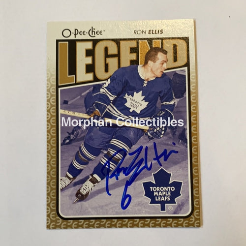 Ron Ellis - Autographed Card Opc Legend