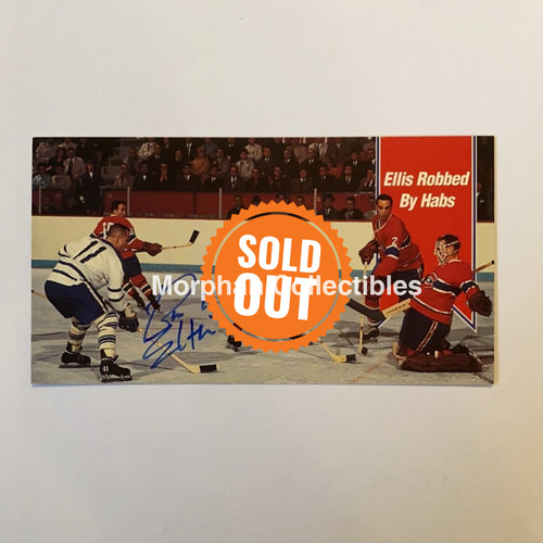 Ron Ellis - Autographed Card Parkhurst Tallboy