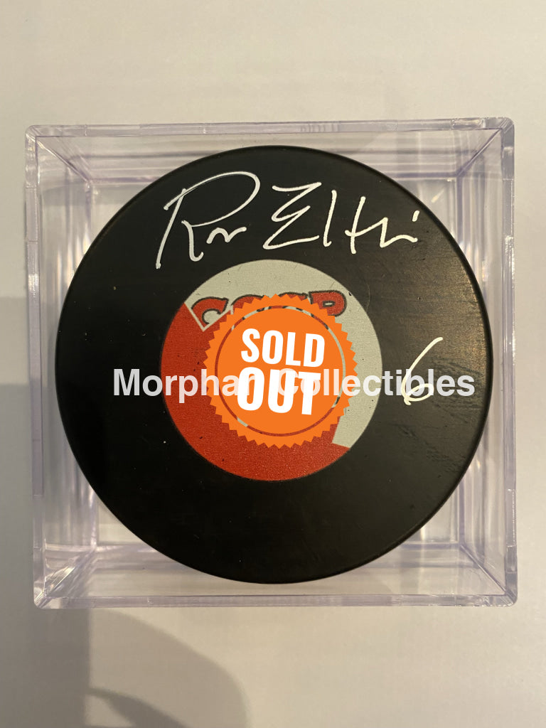 Ron Ellis - Autographed Puck Team Canada 1972