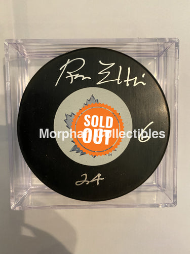 Ron Ellis - Autographed Puck Toronto Maple Leafs