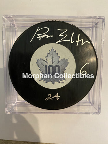 Ron Ellis - Autographed Puck Toronto Maple Leafs