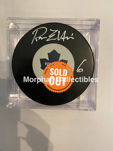 Ron Ellis - Autographed Puck Toronto Maple Leafs