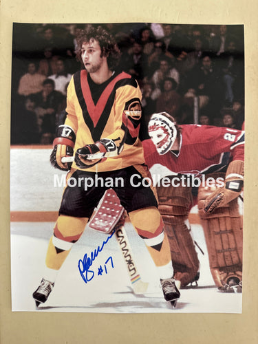 Ron Sedlbauer - Autographed 8x10 Photo - Vancouver Canucks Photo
