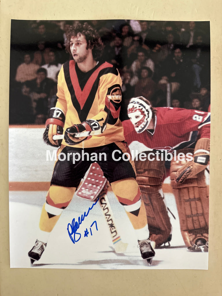 Ron Sedlbauer - Autographed 8x10 Photo - Vancouver Canucks Photo
