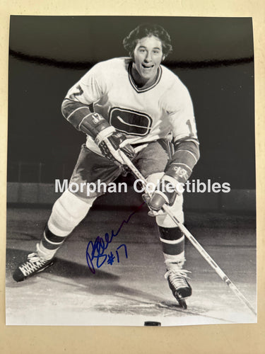 Ron Sedlbauer - Autographed 8x10 Photo - Vancouver Canucks Photo