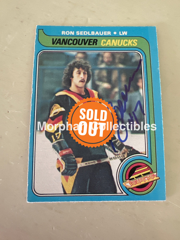 Ron Sedlbauer - Autographed Card - 1979-80 OPC Card