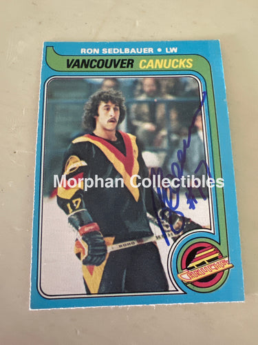 Ron Sedlbauer - Autographed Card - 1979-80 OPC Card