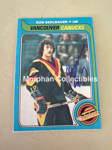 Ron Sedlbauer - Autographed Card - 1979-80 OPC Card