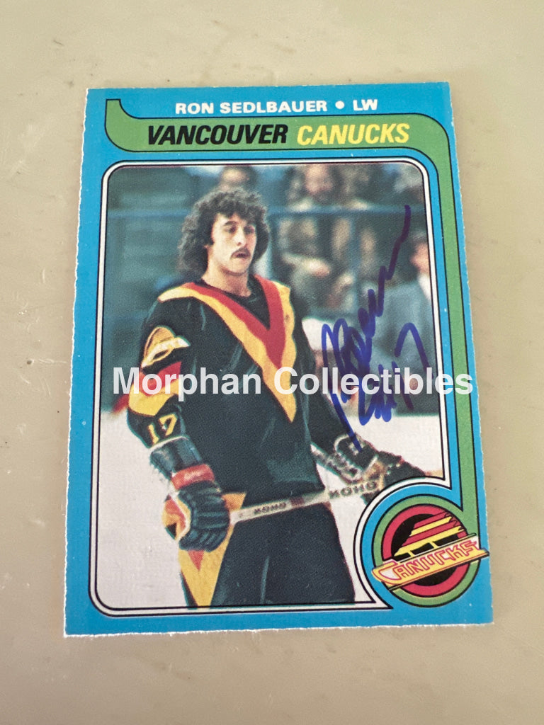 Ron Sedlbauer - Autographed Card - 1979-80 OPC Card