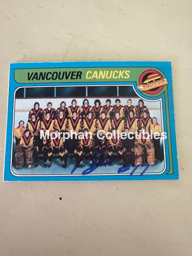 Ron Sedlbauer - Autographed Card - 1979-80 OPC Card