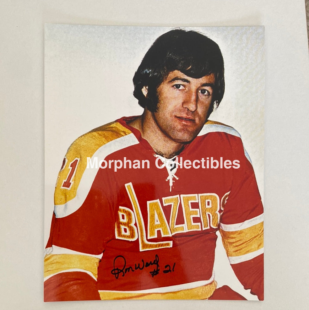 Ron Ward - Autographed 8X10 Photo Philadelphia Blazers