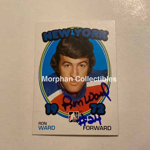 Ron Ward - Autographed Card In The Game 1972
