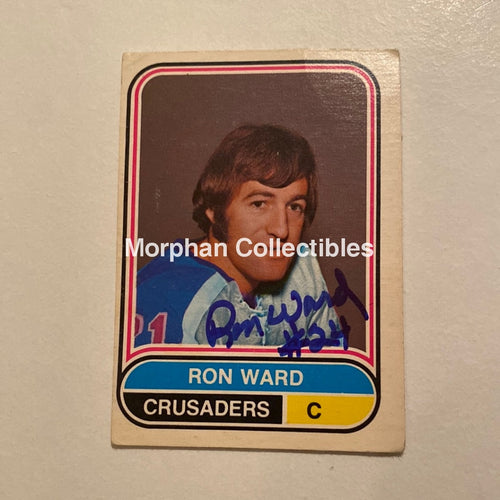 Ron Ward - Autographed Card Opc 1975-76 Wha