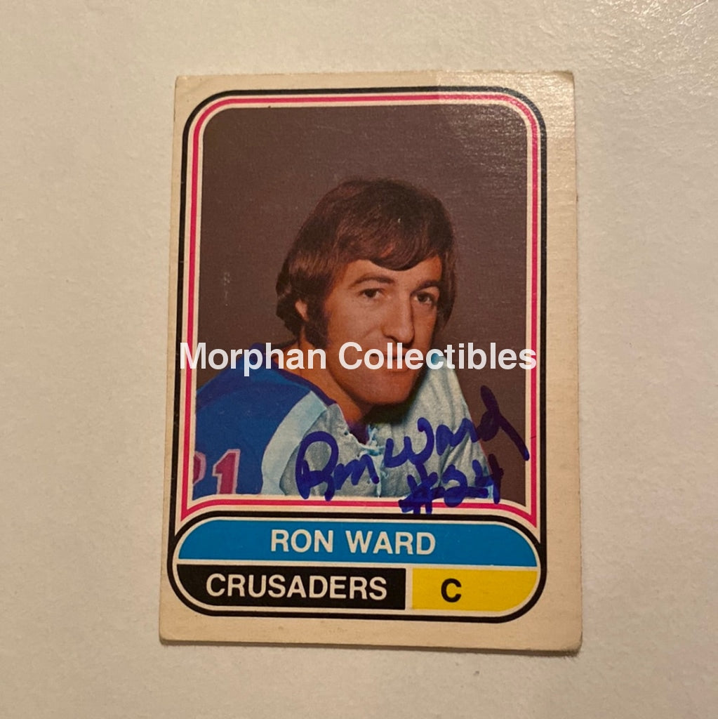 Ron Ward - Autographed Card Opc 1975-76 Wha