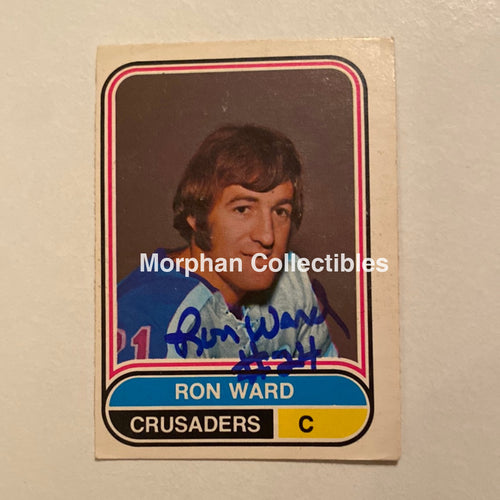 Ron Ward - Autographed Card Opc 1975-76 Wha