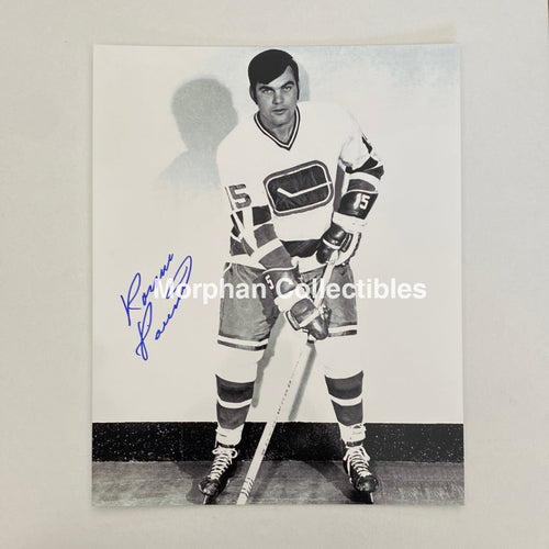 Rosaire Paiement - Autographed 8X10 Photo Vancouver Canucks