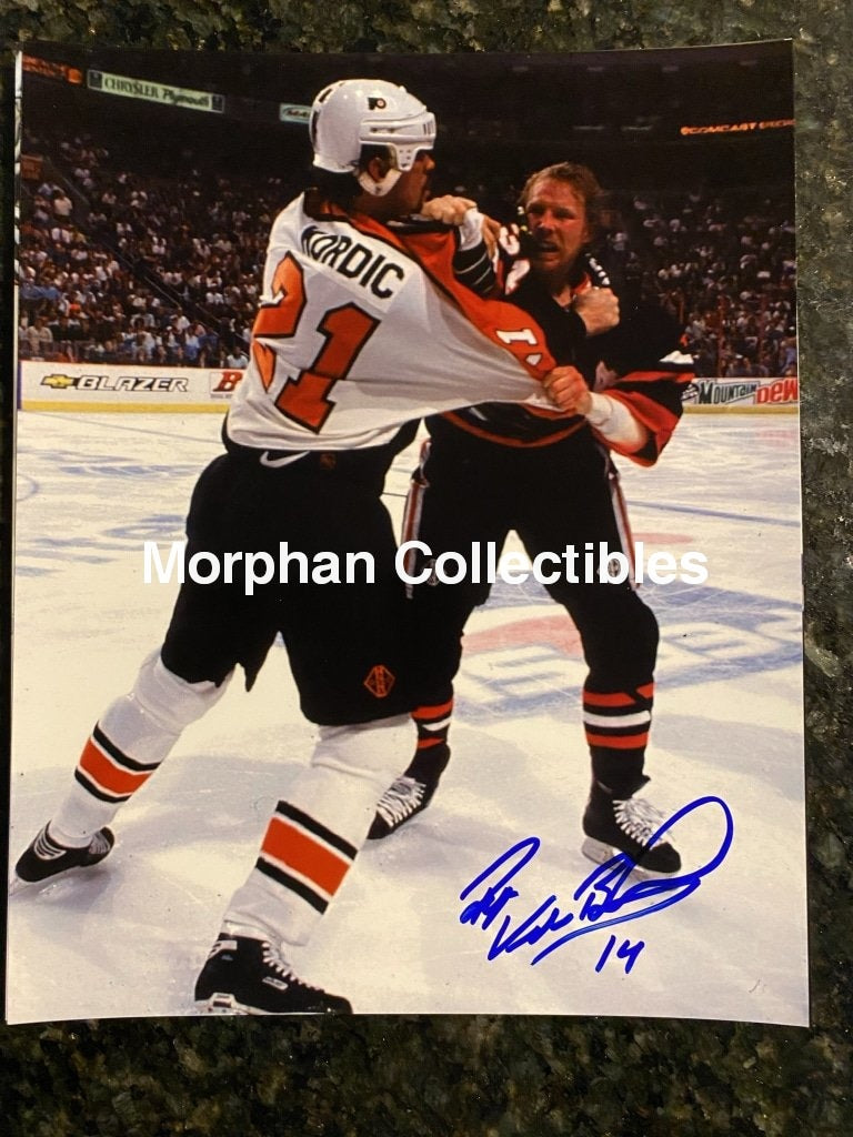 Ryan Vandenbussche - Autographed 8X10 Photo Chicago Blackhawks Vs Kordic