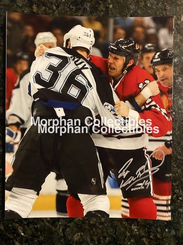 Ryan Vandenbussche - Autographed 8X10 Photo Chicago Blackhawks Vs Roy