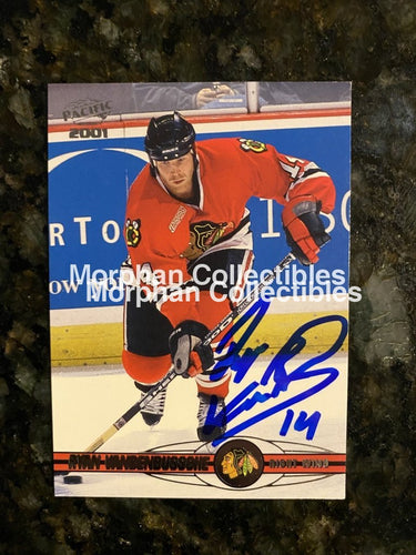 Ryan Vandenbussche - Autographed Card Pacific 2000-01