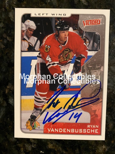 Ryan Vandenbussche - Autographed Card Victory 2001-02 #2