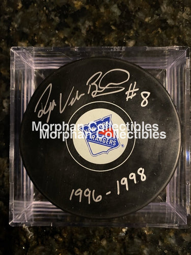 Ryan Vandenbussche - Autographed Puck New York Rangers #1