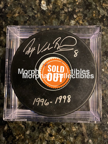 Ryan Vandenbussche - Autographed Puck New York Rangers #2