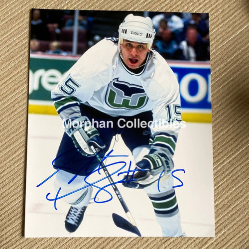 Scott Daniels - Autographed 8X10 Photo Hartford Whalers