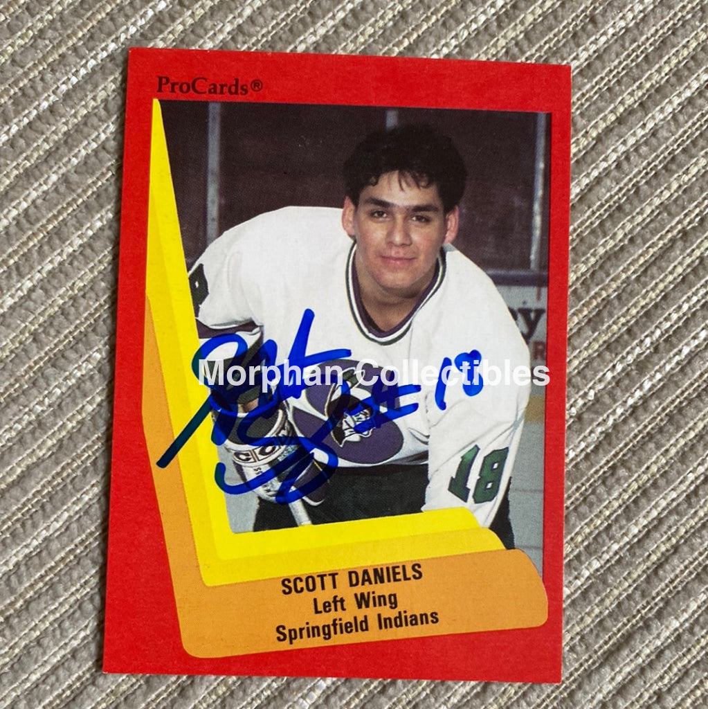 Scott Daniels - Autographed Card 1990 Procard