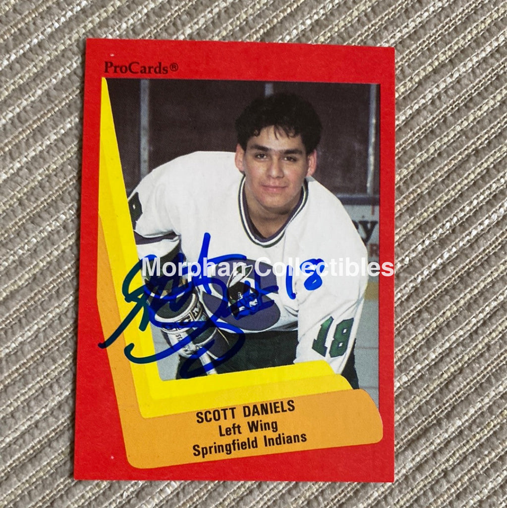 Scott Daniels - Autographed Card 1990 Procard