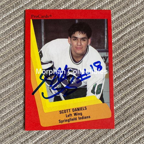 Scott Daniels - Autographed Card 1990 Procard