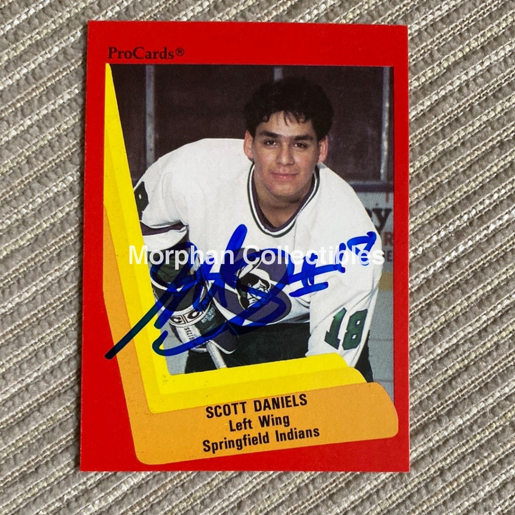 Scott Daniels - Autographed Card 1990 Procard