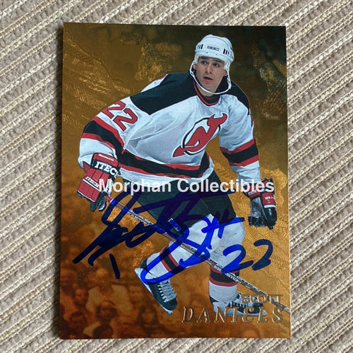 Scott Daniels - Autographed Card 1998-99 Be A Player