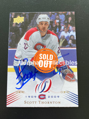 Scott Thornton - Autographed Card Montreal Centennial