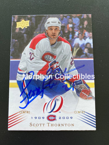 Scott Thornton - Autographed Card Montreal Centennial