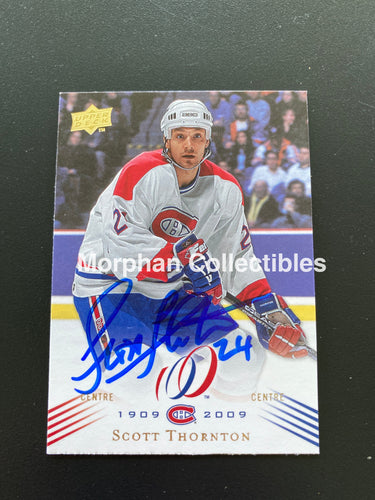 Scott Thornton - Autographed Card Montreal Centennial